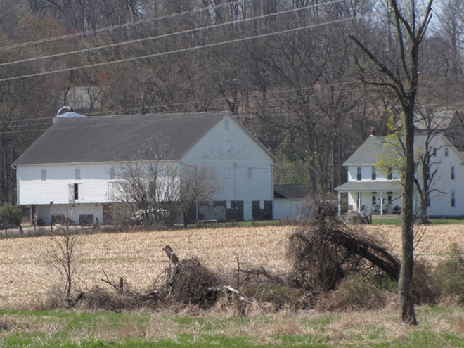 54 x 32 x 30 Bank Barn Storing Hay 54 x 32 x 30 Bank Barn Storing Hay
