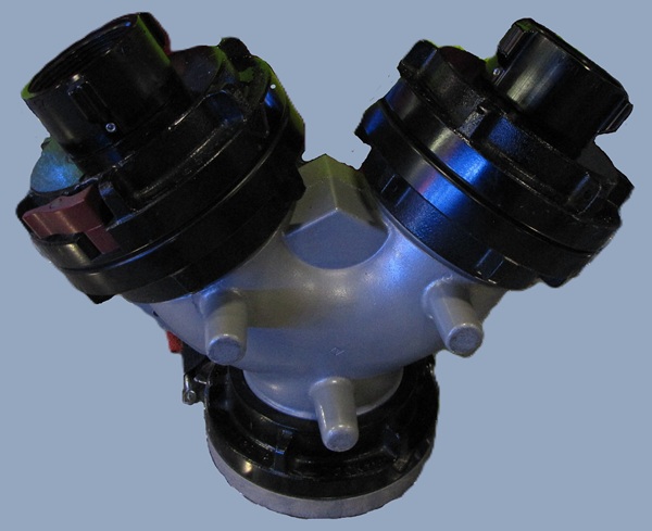 Jumbo Clappered Siamese Adapted for 3-inch Hose Jumbo Clappered Siamese Adapted for 3-inch Hose