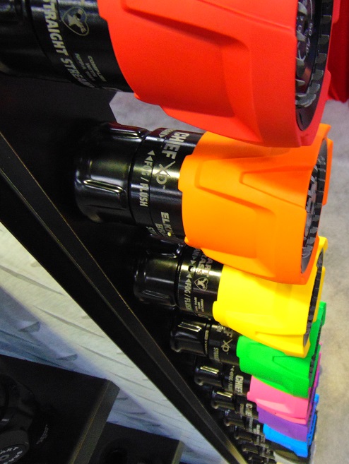 Color-coded combination nozzles for firefighting.