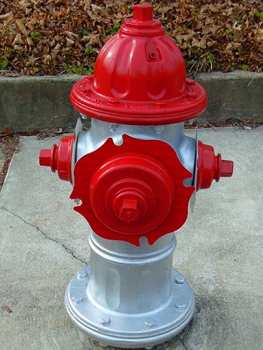 Class C red-top fire hydrant.