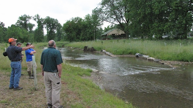 Floodplain restoration on Chickies Creek in Lancaster County, Pennsylvania